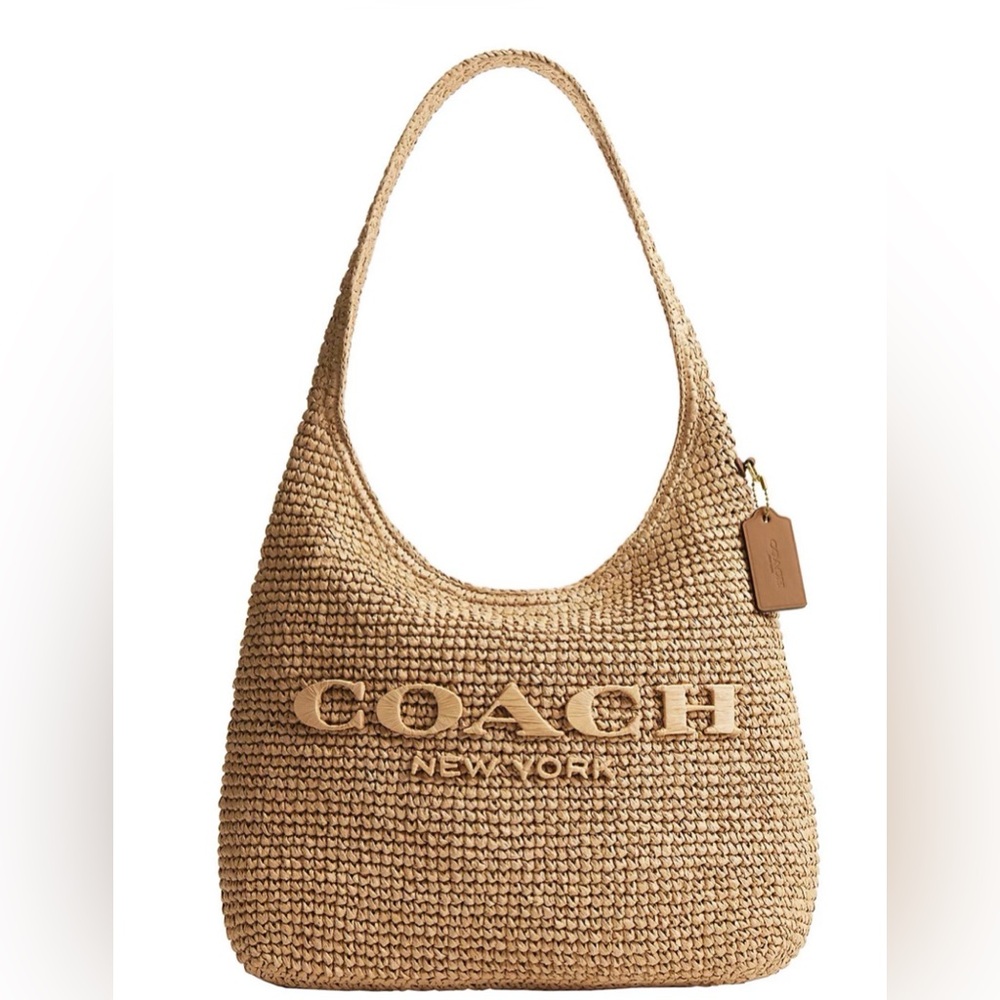COACH
Brooklyn Large Straw Shoulder Bag 34
